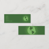 Groen - Skinny Mini Visitekaartje (Voorkant / Achterkant)