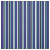Groen, Sky Blue, Black, Light Cyan & Midnight Blue Stof (Swatch)
