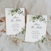 Groen Sla de datumkaarten op Save The Date