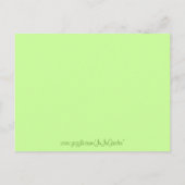 Groen Sla de Kaart Datum op (Achterkant)