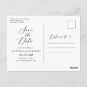 Groen Sla het Briefkaart Datum op (Achterkant)