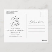 Groen Sla het Briefkaart Datum op (Achterkant)