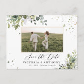 Groen Sla het Briefkaart Datum op (Voorkant)