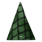 Groen slangenreptielpatroon feesthoedjes (Rechts)