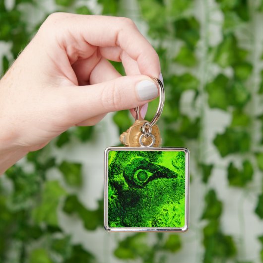 groen sleutelhanger (Hand)