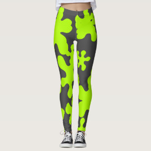 groen slijm charcoal grijs plezier leggings