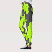 groen slijm charsteengrijs plezier leggings (Links)
