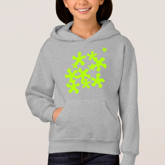 groen slijm grijs leuk kind (Voorkant)