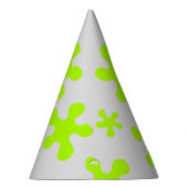 groen slijm grijs leuk kind feesthoedjes (Rechts)