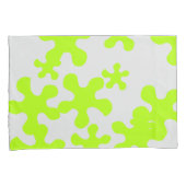 groen slijm grijs leuk kind kussensloop (Voorkant-Rechts)
