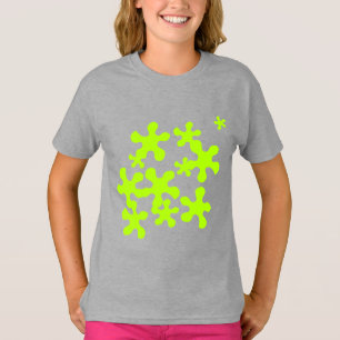 groen slijm grijs leuk kind t-shirt