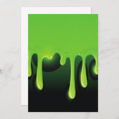 groen slijm kaart (Voorkant / Achterkant)