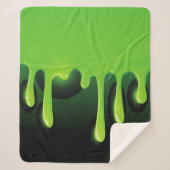 groen slijm sherpa deken (Voorkant)