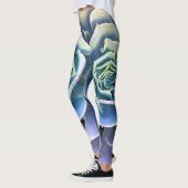 Groen, smakelijk cacti foto eenvoudig modern, stij leggings (Links)