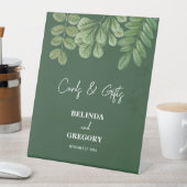 Groen Smaragd Groen Huwelijkskaarten Cadeaus Reclamebord Met Voetstuk (Insitu)