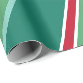 Groen Snoep met kerstinslag in strips Cadeaupapier (Rol Hoek)