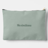 Groen - Solid Large Accessoire Pouch Etui (Achterkant)