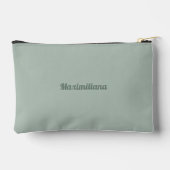 Groen - Solid Small Accessoire Pouch Etui (Achterkant)