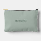 Groen - Solid Small Accessoire Pouch Etui (Voorkant)