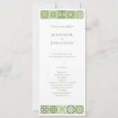 GROEN SPAANS TEGELS PROGRAMMA (Voorkant)