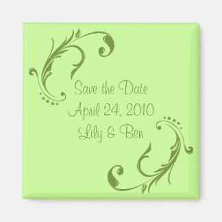 Groen sparen de Magnet van de Datum