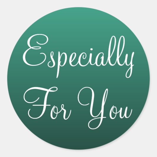 Groen speciaal voor u Stickers (Voorkant)