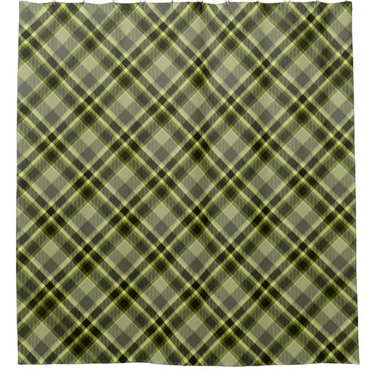 Groen speldengordijn verdienen douchegordijn (Voorkant)