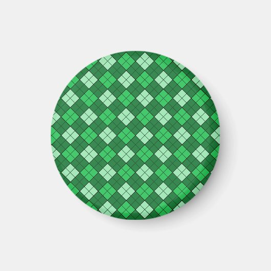 Groen speldenmagneet (rond) magneet (Voorkant)