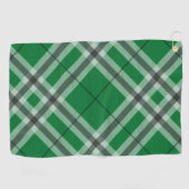 Groen spelstijlontwerp golfhanddoek (Horizontaal)