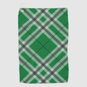 Groen spelstijlontwerp golfhanddoek (Voorkant)