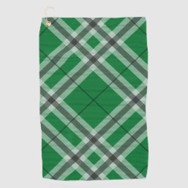 Groen spelstijlontwerp golfhanddoek