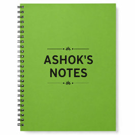 Groen Spiraal Notitieboek | Dagboek & Dagelijkse N