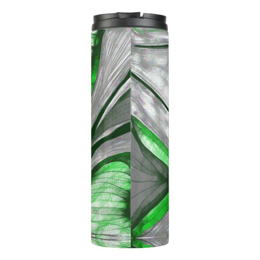 groen staal thermosbeker (Achterkant)