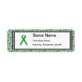 Groen standaardlint etiket (Voorkant)