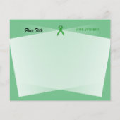 Groen standaardlint flyer (Achterkant)