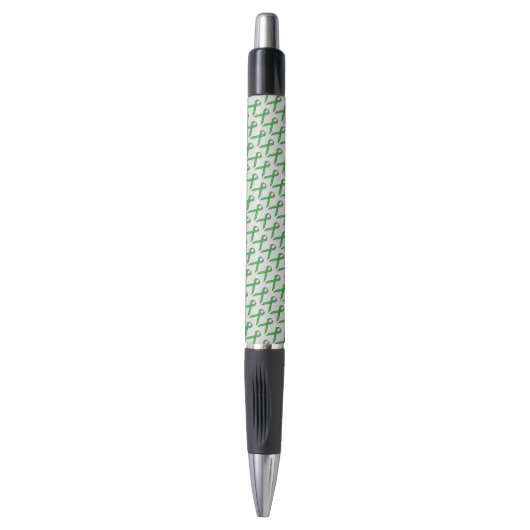 Groen standaardlint pen (Voorkant Verticaal)