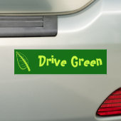 Groen station bumpersticker (Op auto)