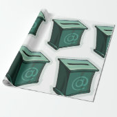 Groen stemvak cadeaupapier (Uitgerold)