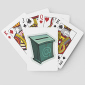 Groen stemvak pokerkaarten (Achterkant)