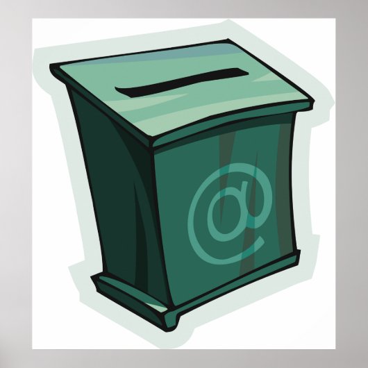 Groen stemvak poster (Voorkant)