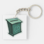 Groen stemvak sleutelhanger (Achterkant)
