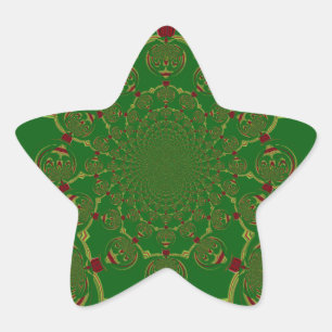 Groen Ster Sticker