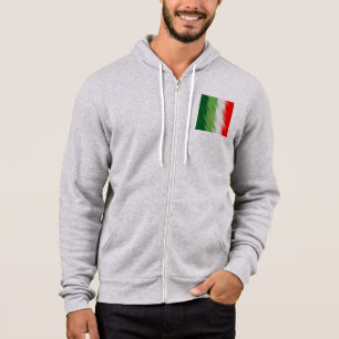 Groen, Ster Wit En Rode Klaver Gebroken Ombre Hoodie