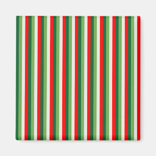 Groen, Ster Wit En Rode Klaver Pinstripes Magneet