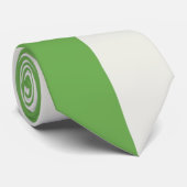 Groen, Ster Wit En Rood Verticale Kleurblokken Stropdas (Opgerold)