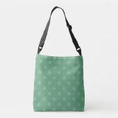 Groen sterpatroon crossbody tas (Achterkant)