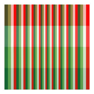 Groen, sterwit en rood streepoverlaypatroon foto afdruk