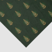 Groen stijlvol kerstboompapier tissuepapier (Detail)