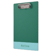Groen Stripe gepatenteerde  naam Klembord (Links)