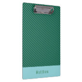 Groen Stripe gepatenteerde  naam Klembord (Rechts)